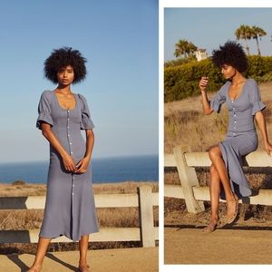 christy dawn • lennon dress in dusk birdseye